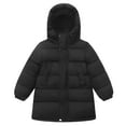 thumbnail image 1 of FEOYA Children's Winter Coat Girls Warm Coat Kids Hooded Jacket Heavy Coat Boys Long Jacket Thick Casual Outerwear for 11-12 Years, 1 of 2