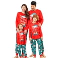 thumbnail image 1 of FEOYA Family Christmas Pajamas Sets Matching Family Sleepwear Mens Printed Pajamas Warm Night Wear Male Nightgown Winter Outfits 2-14 Years for Holiday Homewear Vacation, 1 of 6