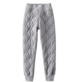 FEOYA Girls Thermal Pants Winter Warm Pants for Kids Boy Thick Cotton