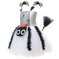 thumbnail image 1 of FEOYA Girls Witch Dress Tutu Dress for Toddler Kids Tulle Dress Carnival Spider Dress with Broom and Hair Clips for 6-7 Years, 1 of 7