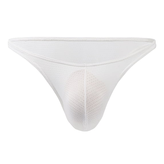 FEOYA Men's Soft Pouch Boxer Briefs, White