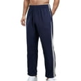 thumbnail image 1 of FEOYA Mens Casual Running Pants Athletic Straight Leg Sweatpants Elastic Waist Drawstring Pants Open Bottom Joggers Gym Trousers with Pockets for Training Jogging Active S, 1 of 6