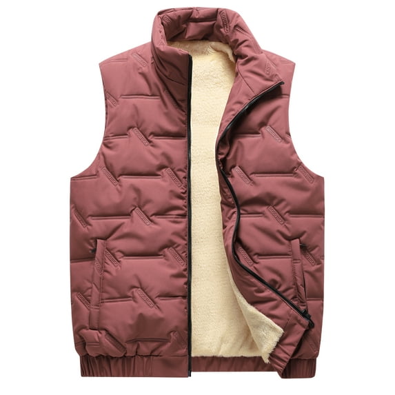 FEOYA Mens Outdoor Gilets Winter Body Warmers Fleece Sleeveless Jacket Warm Waistcoat Thermal Gilet Windproof Vest thick Outerwear for Photography Fishing Hiking Camping Hunting M