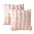 thumbnail image 1 of FEOYA Throw Pillows Covers 18*18 Inches Plush Pillowcase Cover Soft Pillows Cover Decorative Cushion Cover Faux Fur Pillow Case for Sofa Bedroom Farmhouse Living Room 2 Pack, 1 of 7