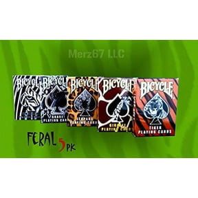 FERAL 5 Pack Bicycle Playing Cards