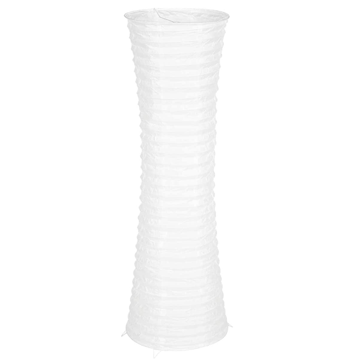 FERCAISH Paper Floor Lamp Shade, Foldable and Minimalist Style Rice Paper Lamps Classic Modern Paper Floor Bulb Cage Guard for Living Room Bedroom Décor