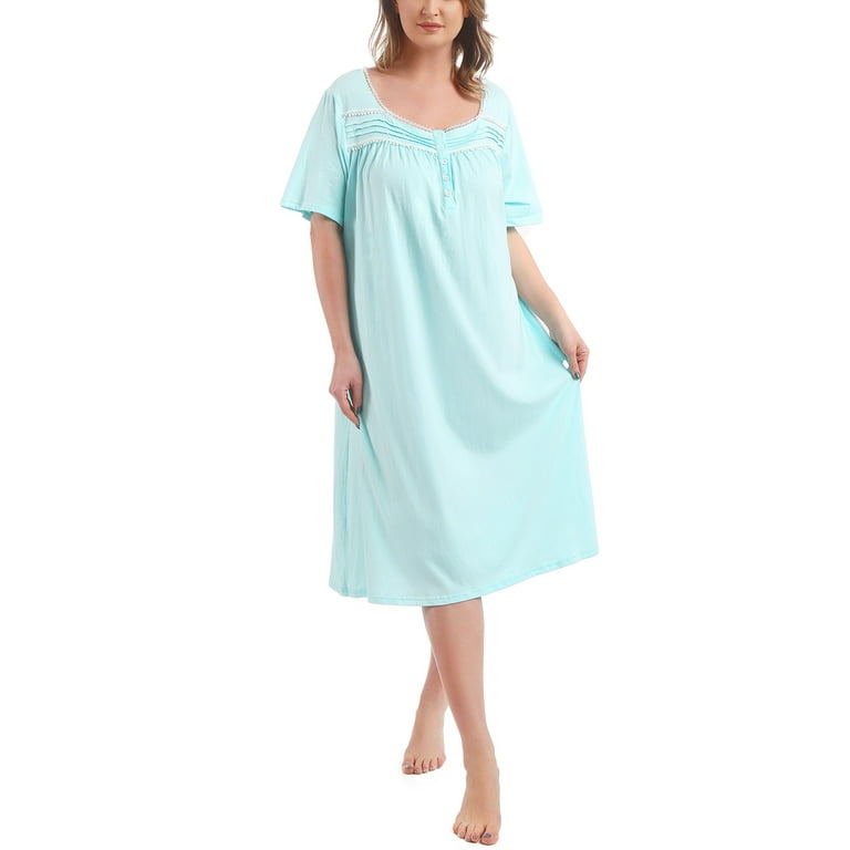 100 cotton womens nightgowns hotsell