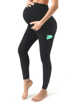 Enerful Maternity Fleece Lined Leggings for Women Over The Belly Workout  Winter Warm Thick Pregnancy Yoga Pants with Pockets, Wine Red, Small :  : Clothing, Shoes & Accessories