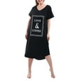 thumbnail image 1 of FEREMO Plus Size Nightgowns for Women V Neck Short Sleeve Nightshirts Sleepwear, 1 of 6