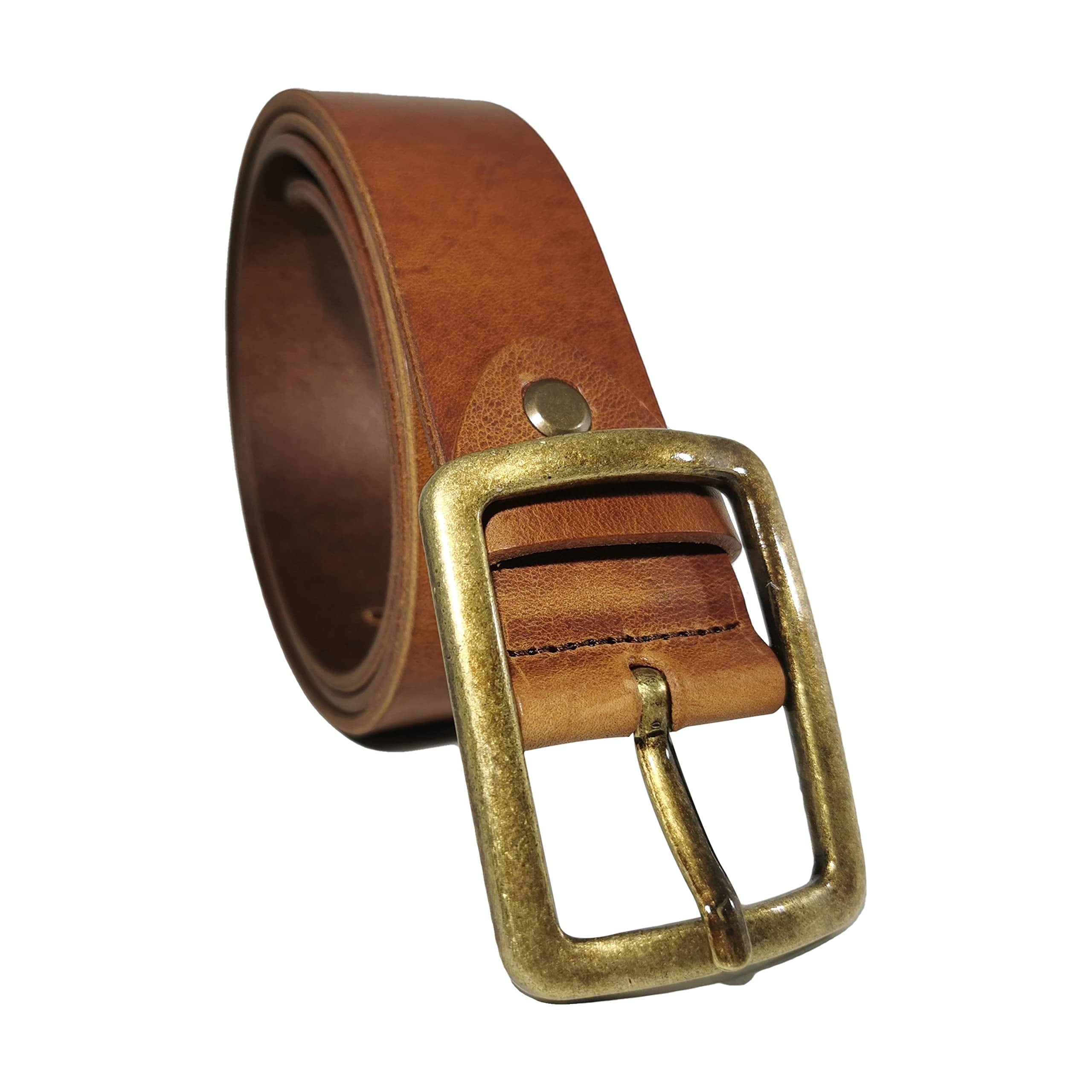 mens leather dress belt