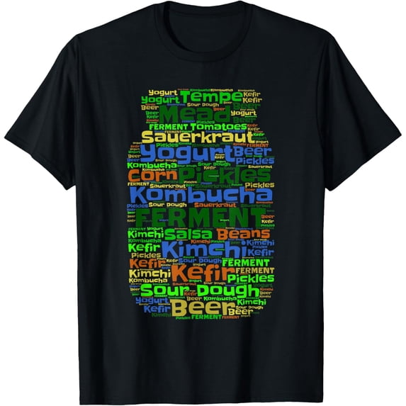 FERMENT Kimchi Tempe Beer Kombucha T-shirt