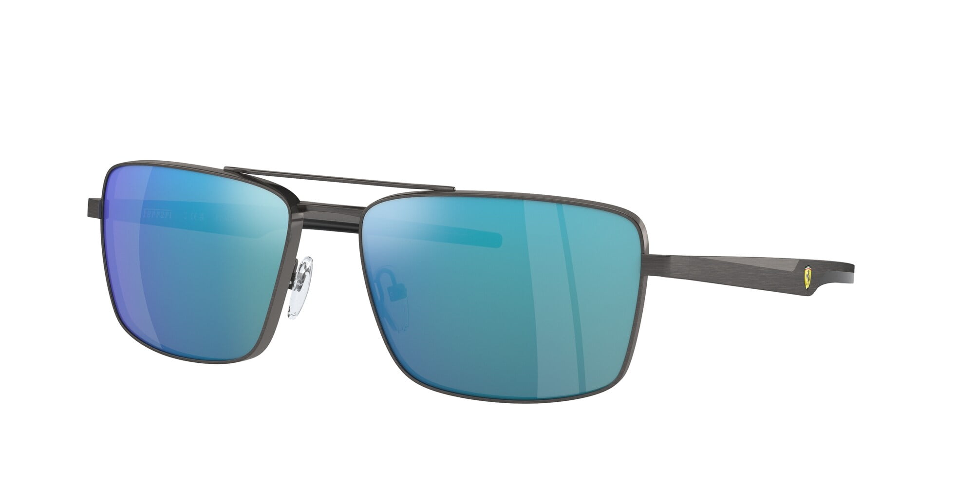 FERRARI SCUDERIA FZ5001 109 9R Dk Gunmetal Mir Blue Polarized 60 Mens Sunglasses