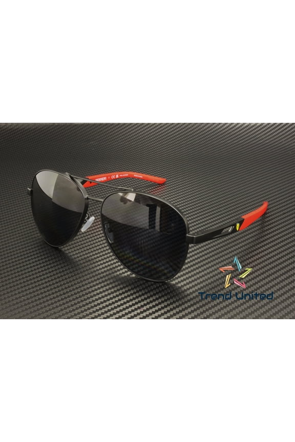 FZ5002D 101 81 Matte Black Dk Grey Polarized 60 mm Sunglasses