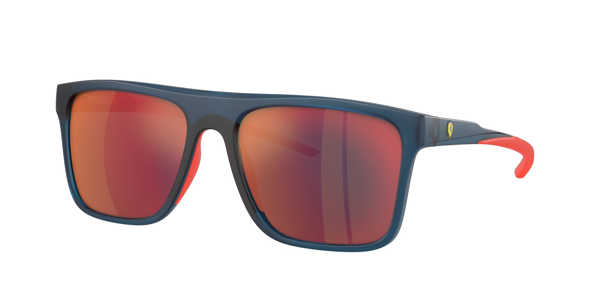 FERRARI SCUDERIA FZ6006 506 6P Opal Blue Mirror Red Blue 58 mm Men's Sunglasses