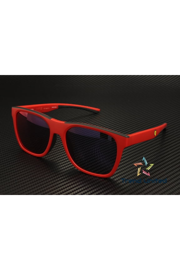 FZ6013D 514 6P Matte Red Mirror Red 57 mm Unisex Sunglasses