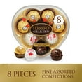 thumbnail image 1 of Ferrero Collection Valentine's Day Heart Gift Box, 8 Assorted Hazelnut, Dark Chocolate and Coconut Treats, 3.1 oz, 1 of 16