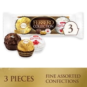 Ferrero Collection Premium Gourmet Assorted Hazelnut Milk Chocolate, Dark Chocolate and Coconut, 1.1 oz