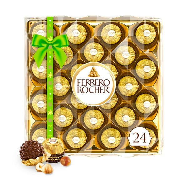 Ferrero Rocher Fine Hazelnut Milk Chocolate Gift Box, Easter Chocolates, 10.6 oz