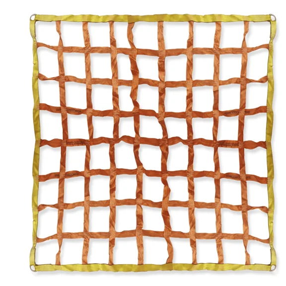 FERRETERRO - Cargo Net For Pickup Truck Bed (7' x 9') Heavy Duty Cargo Net For Trailer Pickup Cargo Net for SUV & Trucks - 4 Metal Ring 2 Strap