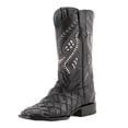 thumbnail image 1 of FERRINI Men's Bronco Square Toe Boots, Color: Black, Size: 10-D, 1 of 5