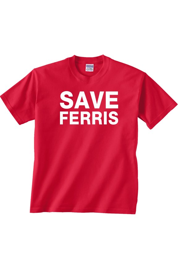 FERRIS B Short Sleeve T-Shirt in red
