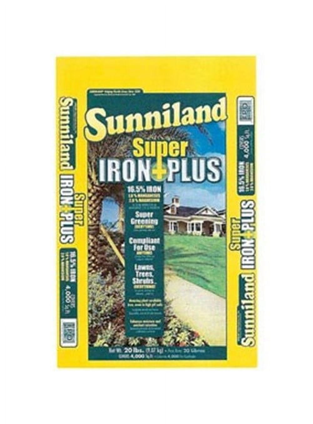Sunniland Super Iron Plus AllPurpose Lawn Fertilizer For All Grasses