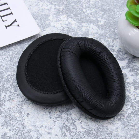 FESTFENDS Headset Replacement Ear Pads Ear Pads Cushions Black 1 Pair 3.5x2.9x0.8in