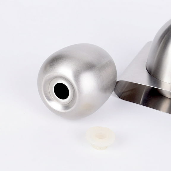 FESTFENDS 1 Pc Egg Shaped Stainless Steel Pepper Shaker Seasoning Dispenser for Kitchen Supplies