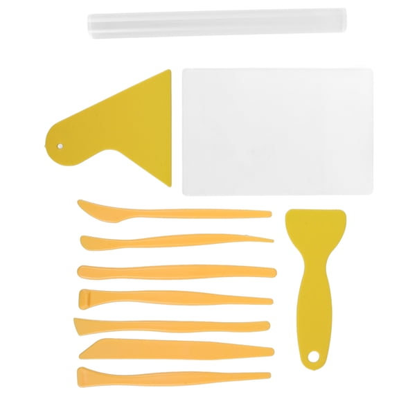 FESTFENDS Daily Use Pottery Figurine Tool Assorted Color 1 Set