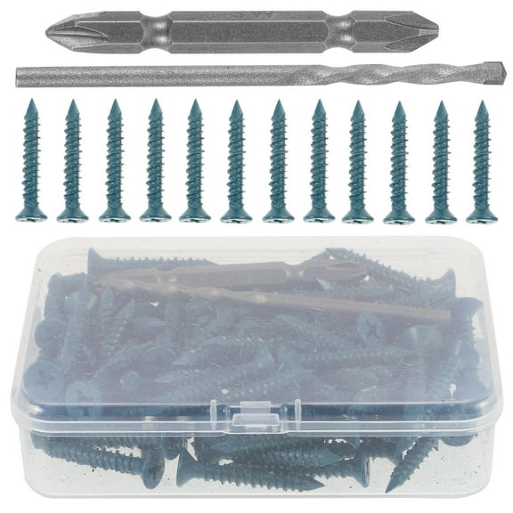 FESTFENDS Screw Anchors Wall Anchor Concrete Screw And Drill Bit Assorted Color 1 Set