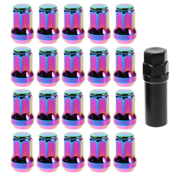 FESTFENDS 1 x Screws Lug Nut Covers Heptagon Shape Anti Design for Wheel Hubs 6.9in x 2in x 2in