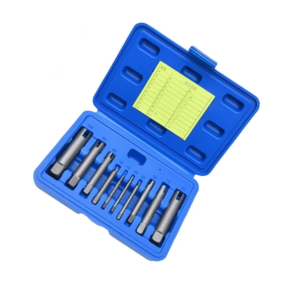 FESTFENDS 10 Pcs Silver Tap Extractor Broken Tap Removal Tools