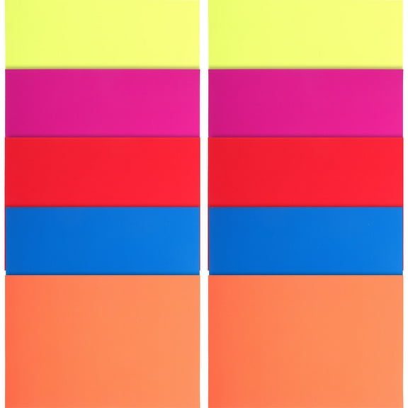 FESTFENDS 10 Sheets Party Decorative Neon Papers for Various Festivals and Occasions