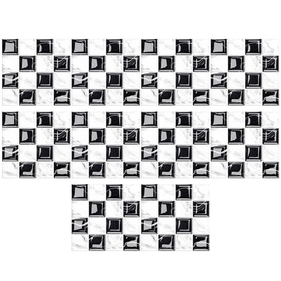 FESTFENDS 10 Sheets of Kitchen Tile Stickers PVC Good Adhesion for House Owners