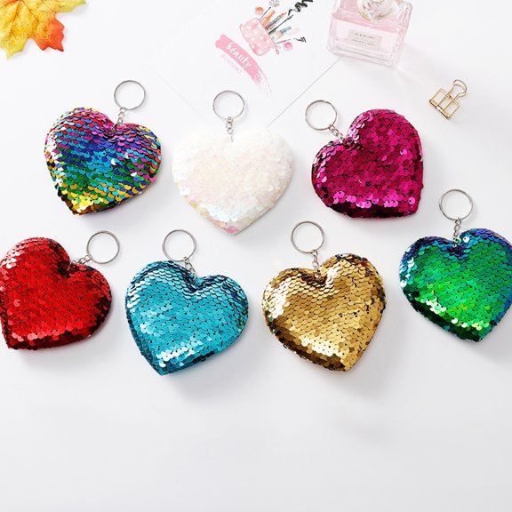 FESTFENDS 10Pcs Handbag Keyring Key Attachment Metal Assorted Color for Youth