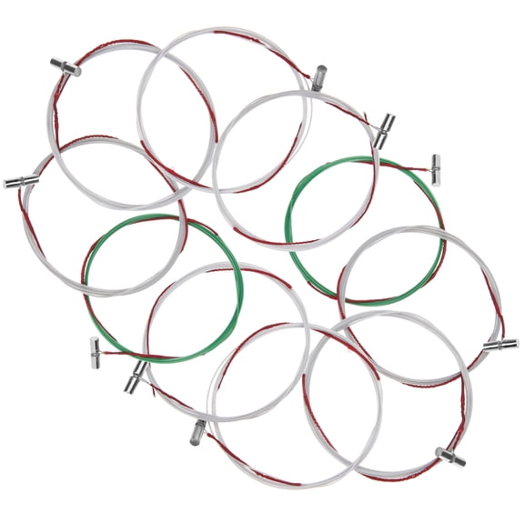 FESTFENDS 10Pcs Metal Guzheng B Strings For Standard Tension And Bright Bass Sound