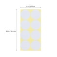 thumbnail image 1 of FESTFENDS 15 Sheets Circular Blank Stickers 5x5cm for School Supplies Self-Adhesive Label Paper, 1 of 8