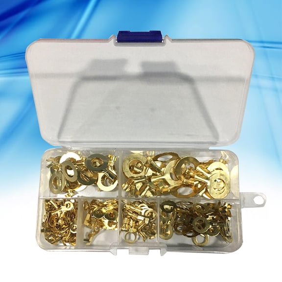 FESTFENDS 150Pcs Friction Welding Round Terminal Connectors With High Weld Strength For Electrical Equipment