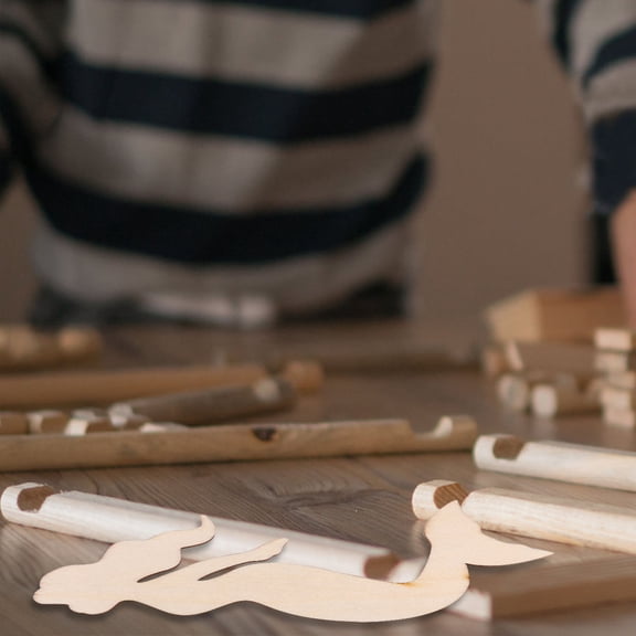 FESTFENDS 18Pcs Sailboat Shape Wood Cutouts Wooden Cutouts for Birthday Parties Decorative Items