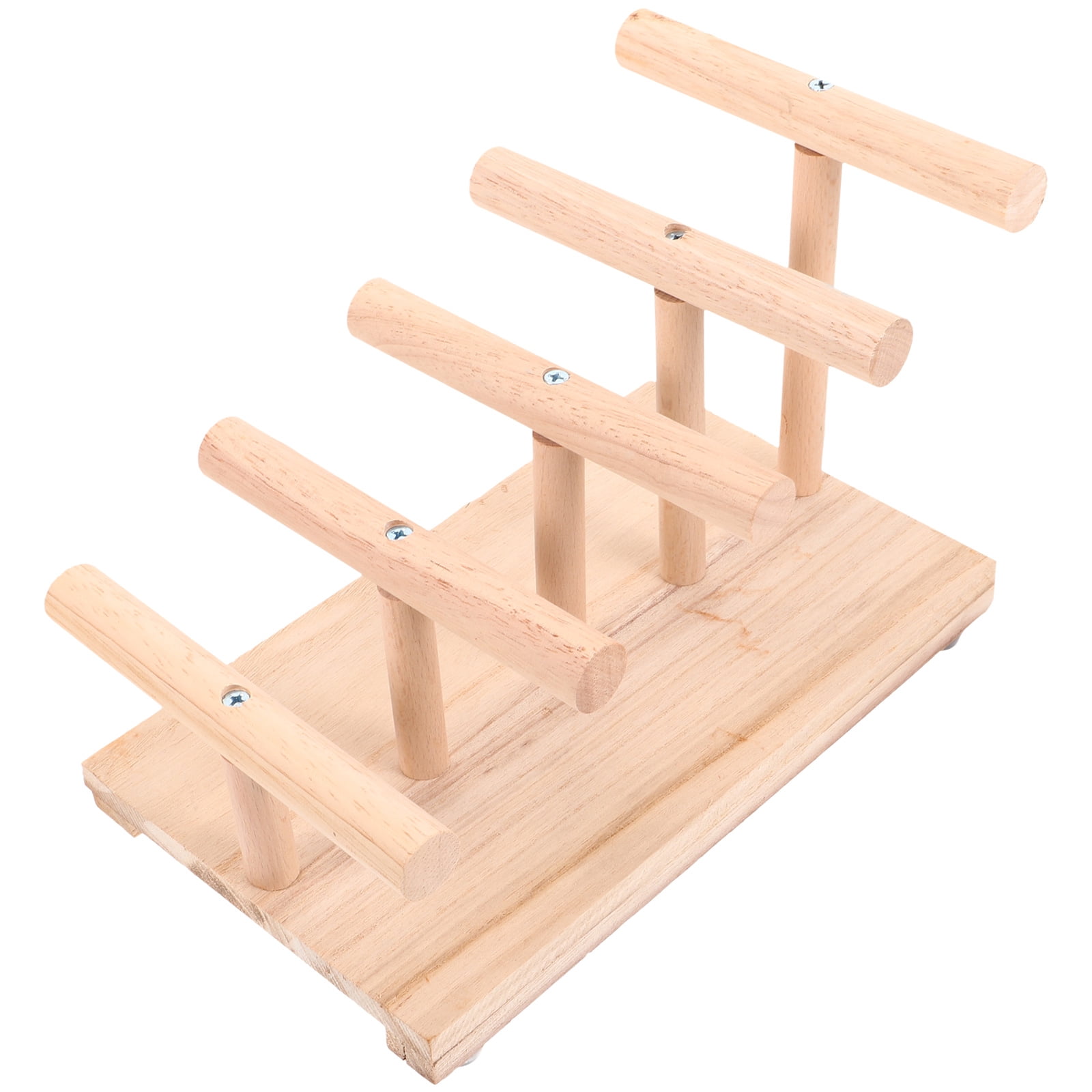 FESTFENDS 1Pack Beige Pet Birdcage Ladder for Parrot Resting and Indoor ... - Indoor Parrot Cage Ladders
