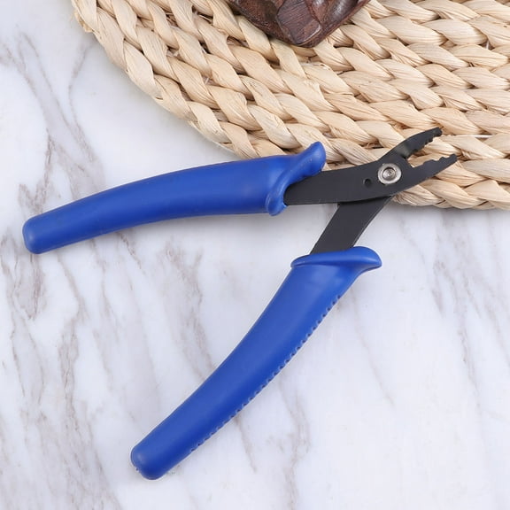 FESTFENDS Nipper Pliers Angled Pliers Black 1Pcs 4.9x2.4x0.4In High Leverage Handle