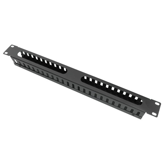 FESTFENDS 1Pack Cable Wall Mount Rack for Office Use Black Rectangular Cold Rolled Steel
