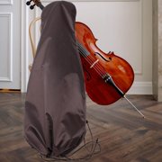 FESTFENDS Cello Cover Protective Case Coffee Silk Material 1 Piece 56.3 x 27.2 x 12.2 Inches
