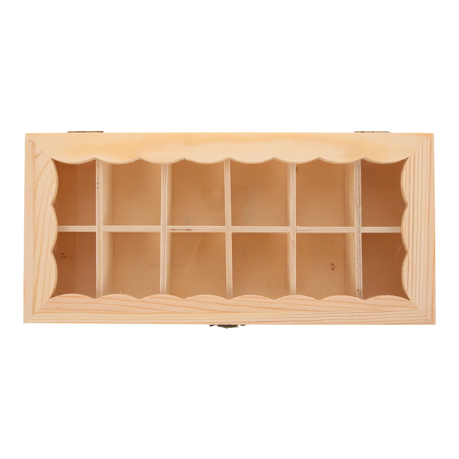FESTFENDS 1Pack Craft Box in Transparent for Home Decor and Diy Projects