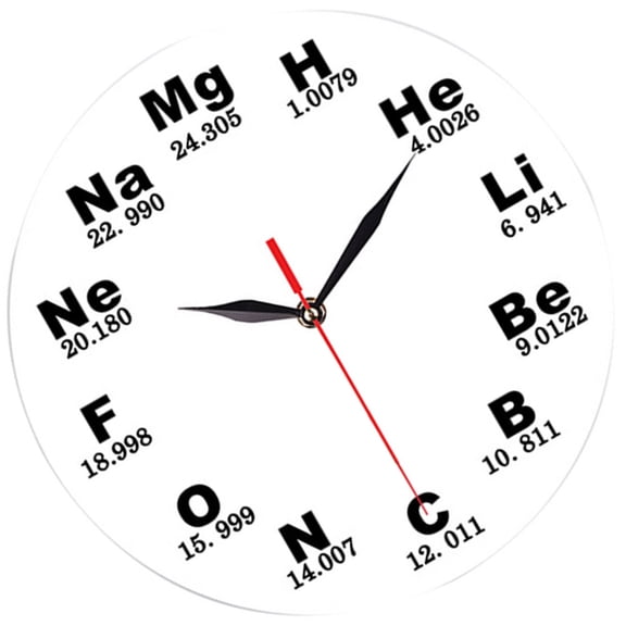 FESTFENDS 1Pack Modern Simple Decorative Wall Clock Acrylic Timekeeping for Office