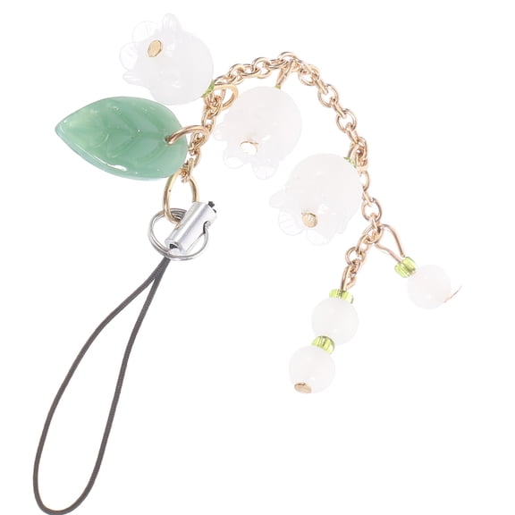FESTFENDS 1Pack Phone Charm String Multi Flower Shaped Phone Lanyard 5.5x0.5in For present Giving