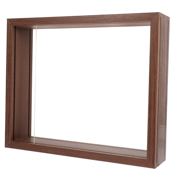 FESTFENDS 1Pack Pressed Flower Frame Rectangular Glass Wood Acrylic Dried Leaf Display present Giving