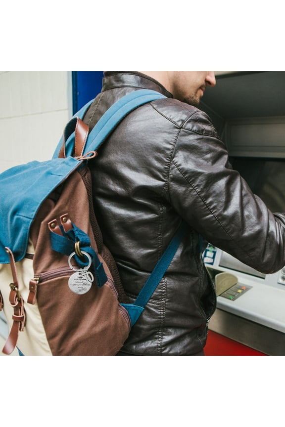 Retirement Keyring Coworkers Keychain Silver Engraved 1Set