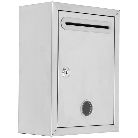 FESTFENDS 1Pack Wall Mount Locking Post Box For Public Places With Security Lock Waterproof