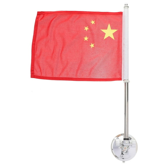 FESTFENDS Stainless Steel Flag Support Flagpole Silver 1Set